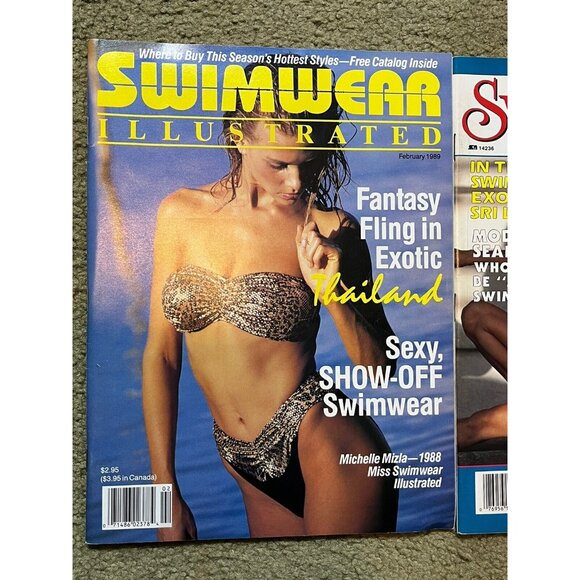 Swimwear Illustrated Magazine #1 & #2 Premiere 1986 1st Issue + Swim Styles 1989 - Picture 2 of 10